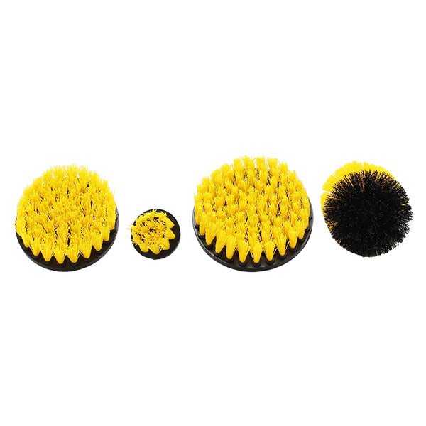 Børstesæt medium til boremaskine 4 stk - Ø5 - 12,7 cm polypropylen børster - dewitte