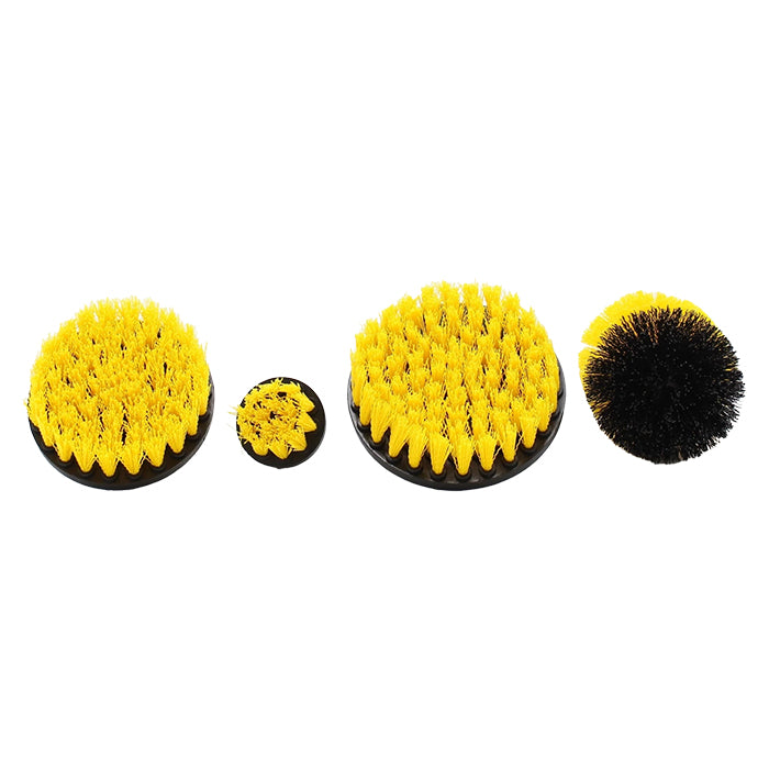 Børstesæt medium til boremaskine 4 stk - Ø5 - 12,7 cm polypropylen børster - dewitte