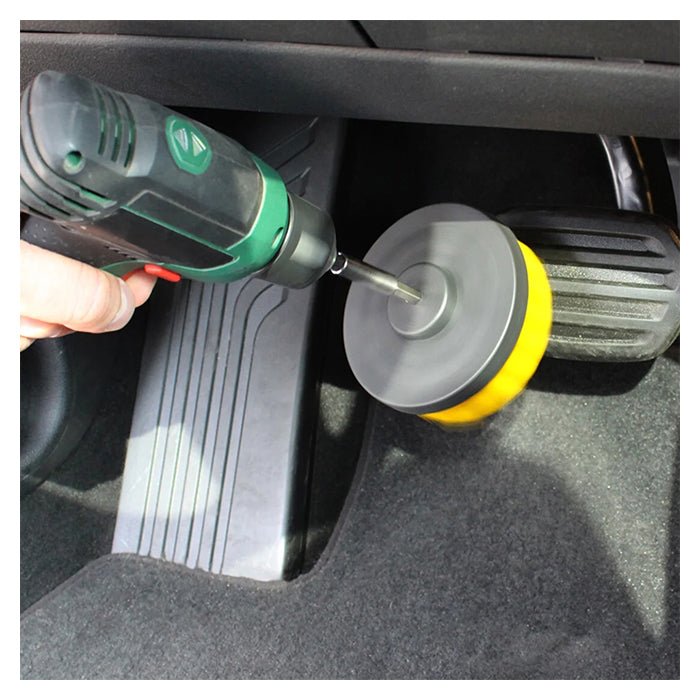 Børstesæt medium til boremaskine 4 stk - Ø5 - 12,7 cm polypropylen børster - dewitte