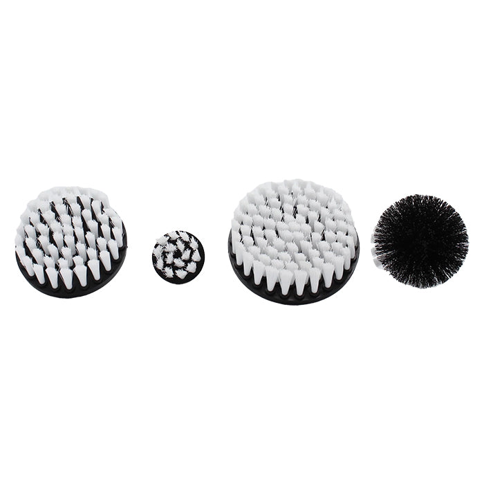 Børstesæt fin/blød til boremaskine 4 stk (Ø5/8,9/10,15/12,7 cm) - dewitte