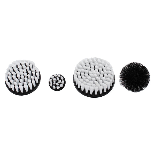 Børstesæt fin/blød til boremaskine 4 stk (Ø5/8,9/10,15/12,7 cm) - dewitte