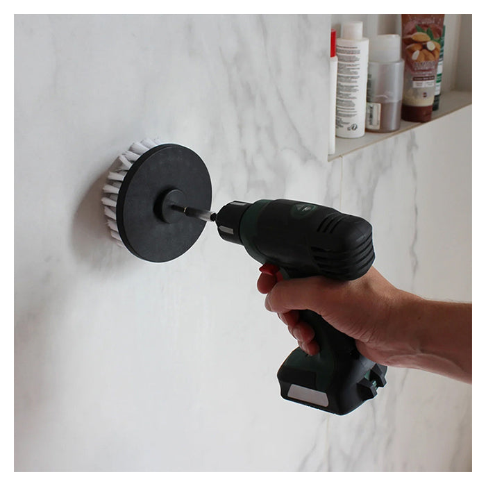 Børstesæt fin/blød til boremaskine 4 stk (Ø5/8,9/10,15/12,7 cm) - dewitte