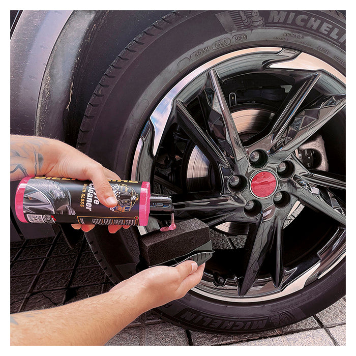 Dækapplikator til dækpolish - ergonomisk applikatorpad med etui, Billionaire