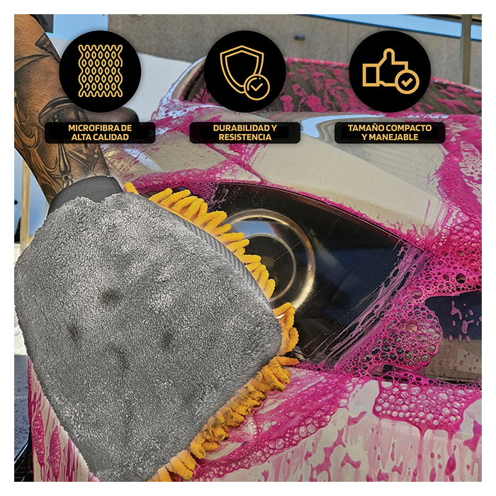 Mikrofiber vaskehandske 26x18 cm - skånsom bilvask, Billionaire
