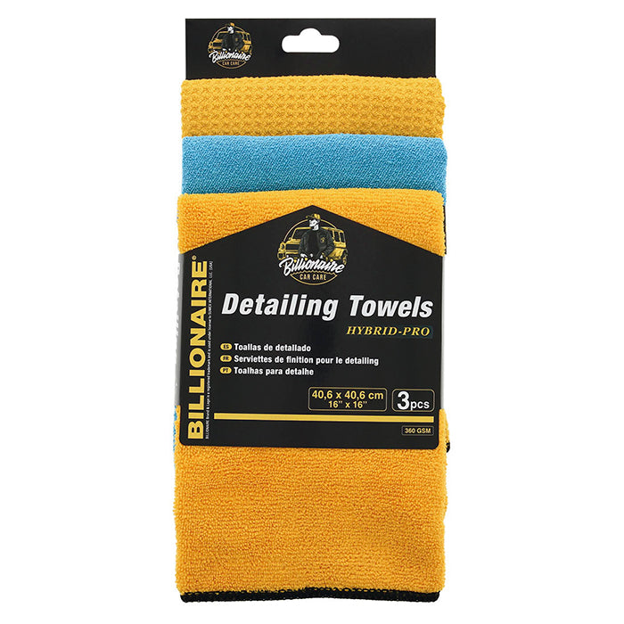Mikrofiber rengøringsklude 3 stk. 360 GSM - Billionaire