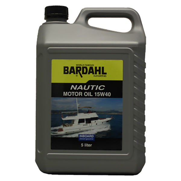 Motorolie 15W40 Nautic Inboard 5L til indenbords 4-takt - Bardahl