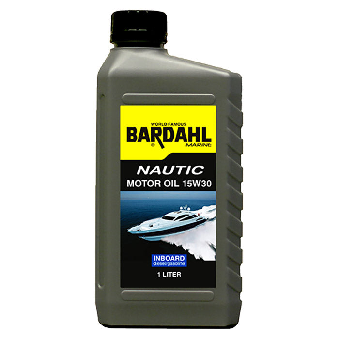 Motorolie 1 L 15W-30 Nautic Inboard til både, hurtige 4-takt - Bardahl