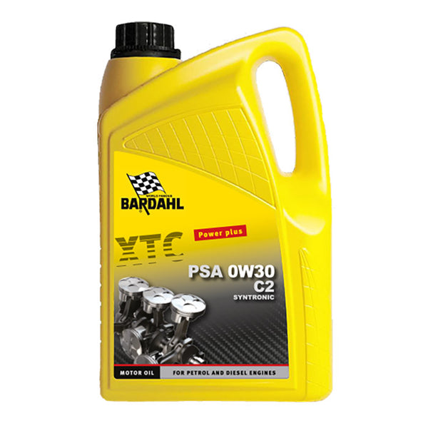Motorolie 0W-30 PSA C2 fuldsyntetisk 5L - Bardahl