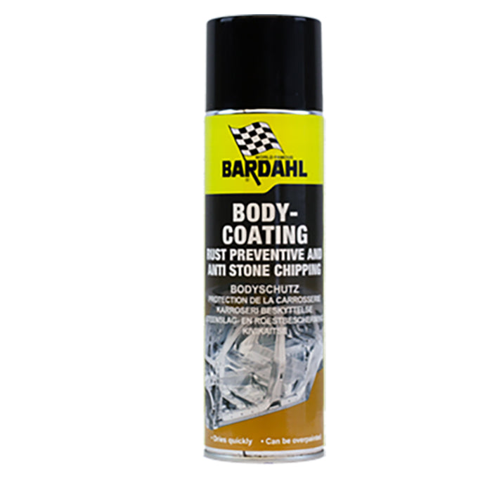 Bodycoating sort 500 ml - beskyttelse mod rust og støj, spray - Bardahl