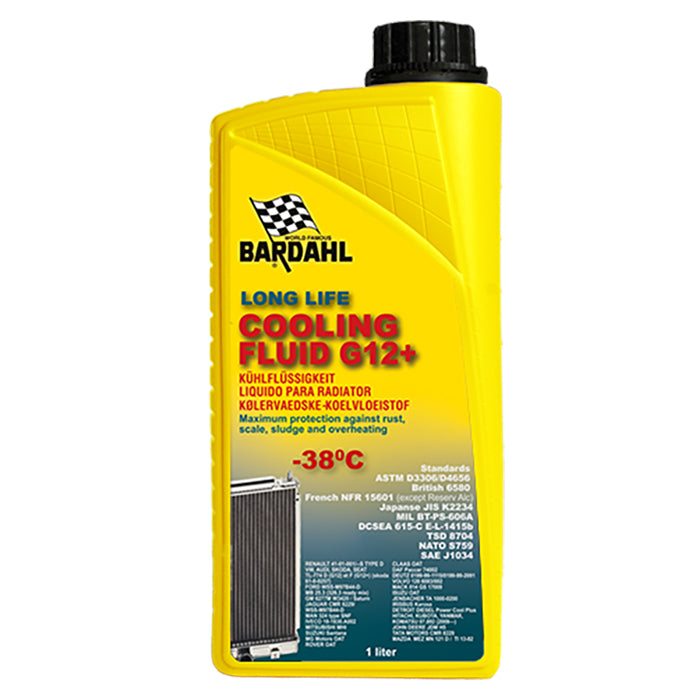 Rød kølervæske G12 -35°C 1 L klar til brug, Bardahl