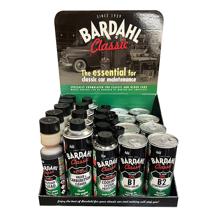 Display til Bardahl Classic Additiver - optimeret salgsdisplay Bardahl