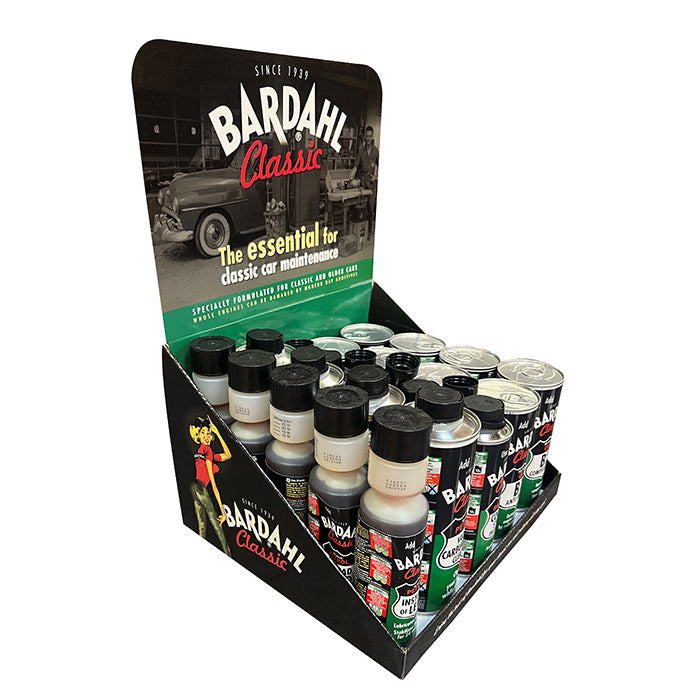 Display til Bardahl Classic Additiver - optimeret salgsdisplay Bardahl