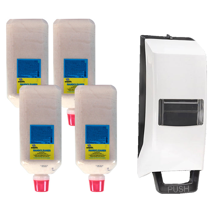 Håndrens 4L 4 stk. med dispenser - Bardahl