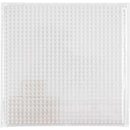 Perleplade, stor firkant, str. 14,5x14,5 cm, medium, klar, 1 stk.