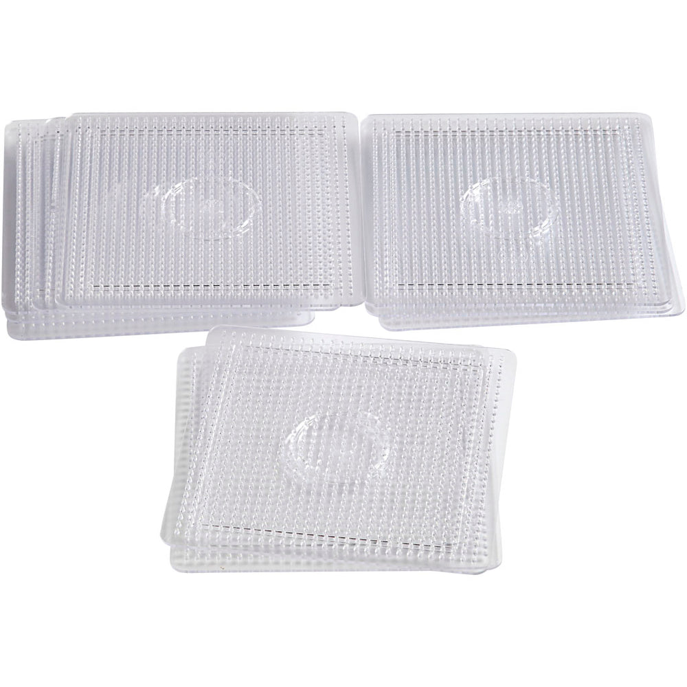 Perleplade, stor firkant, str. 14,5x14,5 cm, medium, 10 stk./ 1 pk.