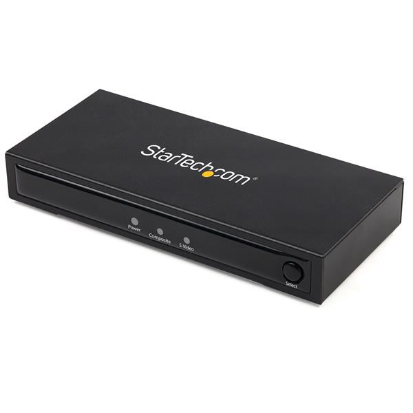 StarTech.com S-Video or Composite to HDMI Converter Audio - 720p Video transformer