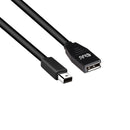 Club 3D CAC-1121 Mini DisplayPort til DisplayPort 1.4 forlængerkabel 1 m Sort