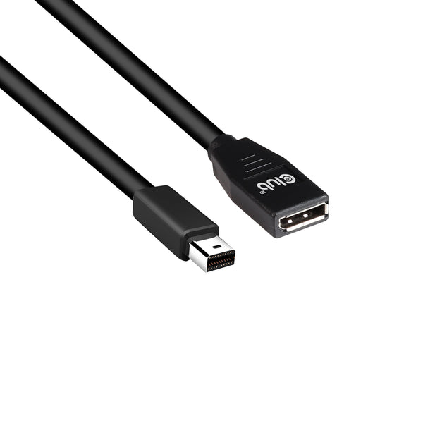 Club 3D CAC-1121 Mini DisplayPort til DisplayPort 1.4 forlængerkabel 1 m Sort