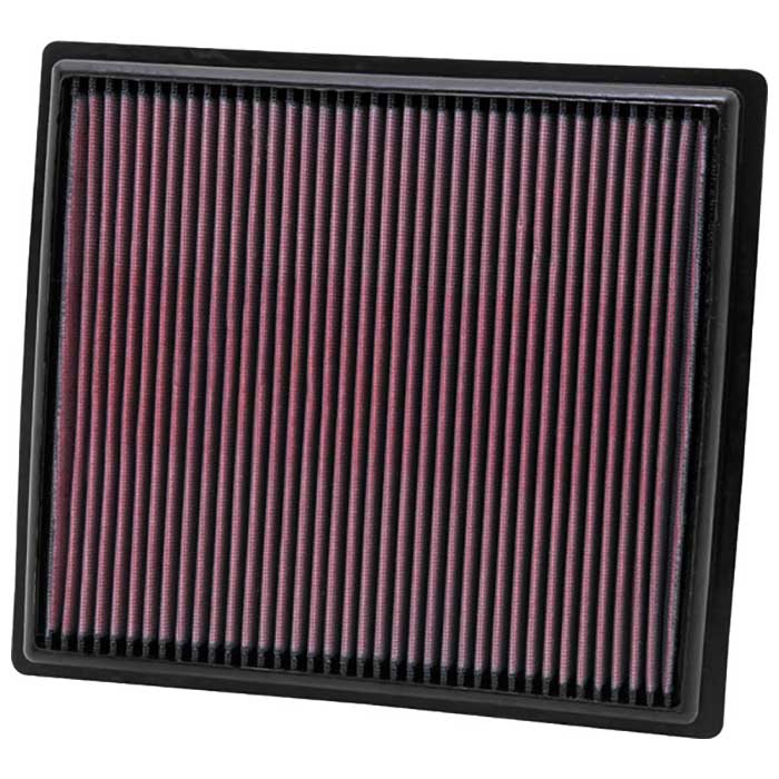 Panel luftfilter 289x257x25 mm til bil/MC/ATV - K&N