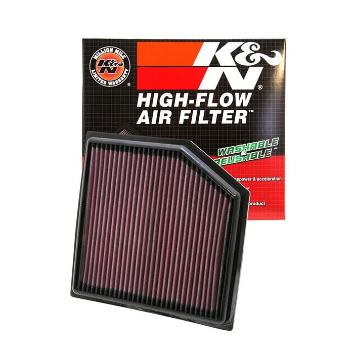 Luftfilter K&N 33-2452 - High-Flow vaskbart luftfilter, genanvendeligt K&N