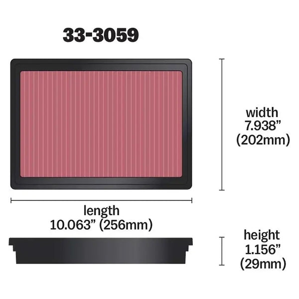 K&N Luftfilter 33-3059