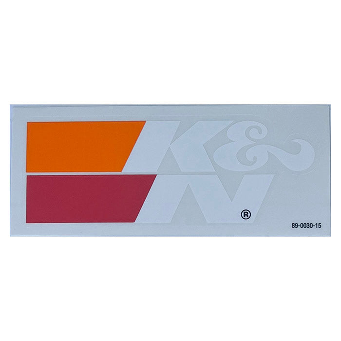 K&N klistermærke logo 100x38 mm - K&N