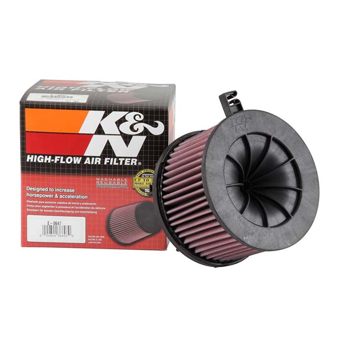 Luftfilter E-0647 til Audi - vaskbart High-Flow, genanvendeligt - K&N