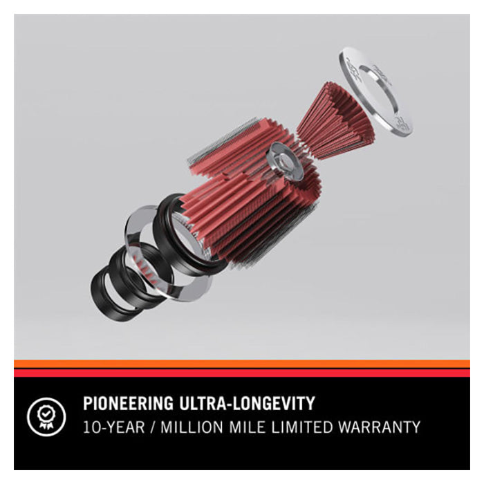 Luftfilter E-0649 vaskbart og genanvendeligt, 184x142x202 mm - K&N