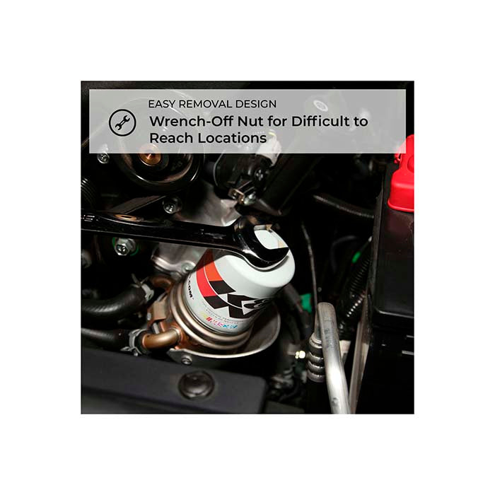 Oliefilter til bil HP-7014 - patronoliefilter med høj filtreringseffektivitet, K&N