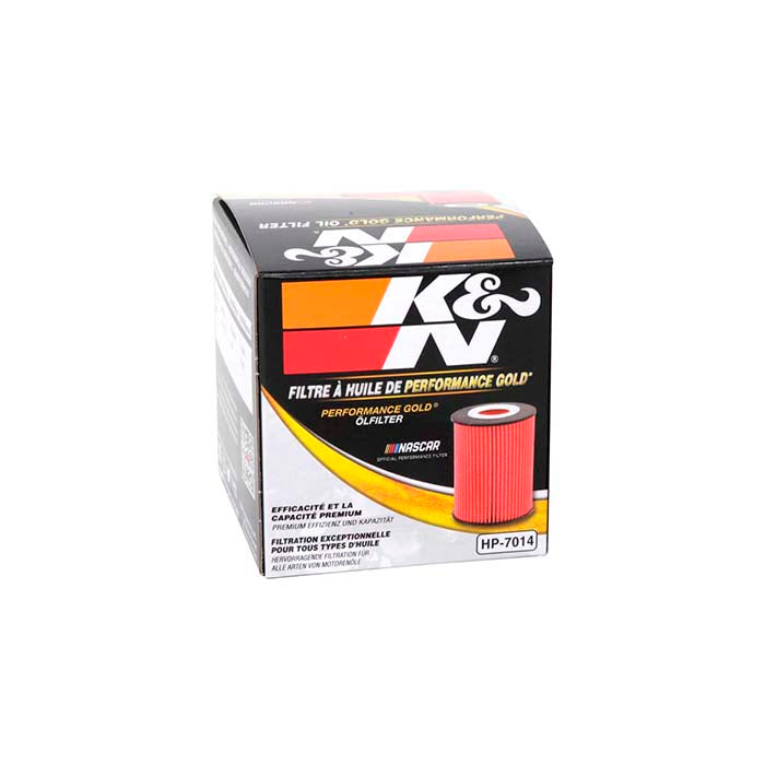 Oliefilter til bil HP-7014 - patronoliefilter med høj filtreringseffektivitet, K&N