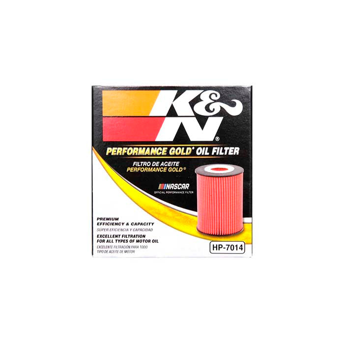 Oliefilter til bil HP-7014 - patronoliefilter med høj filtreringseffektivitet, K&N