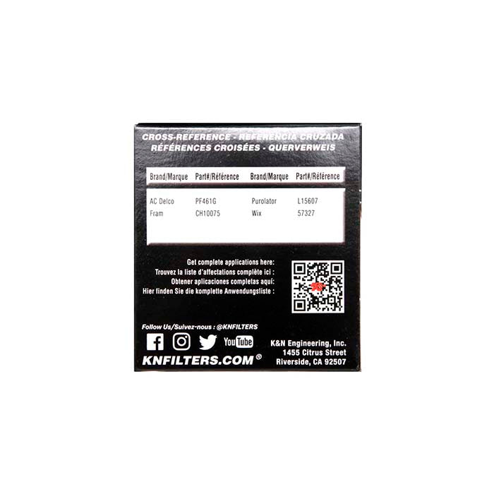 Oliefilter til bil HP-7014 - patronoliefilter med høj filtreringseffektivitet, K&N