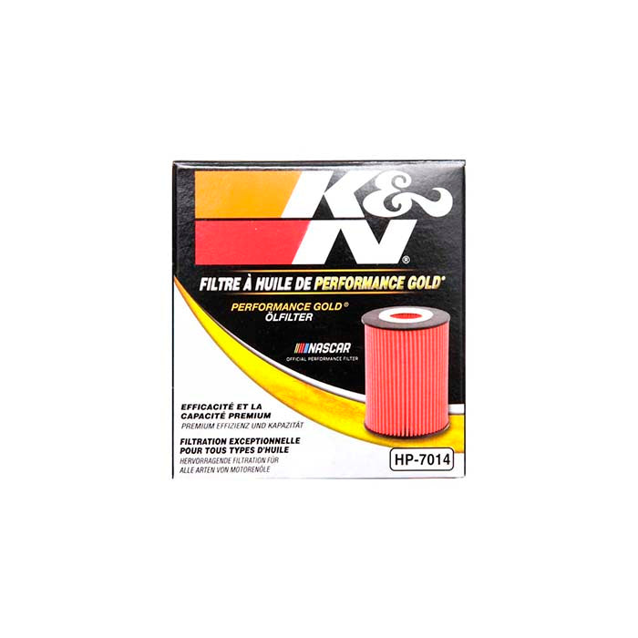Oliefilter til bil HP-7014 - patronoliefilter med høj filtreringseffektivitet, K&N