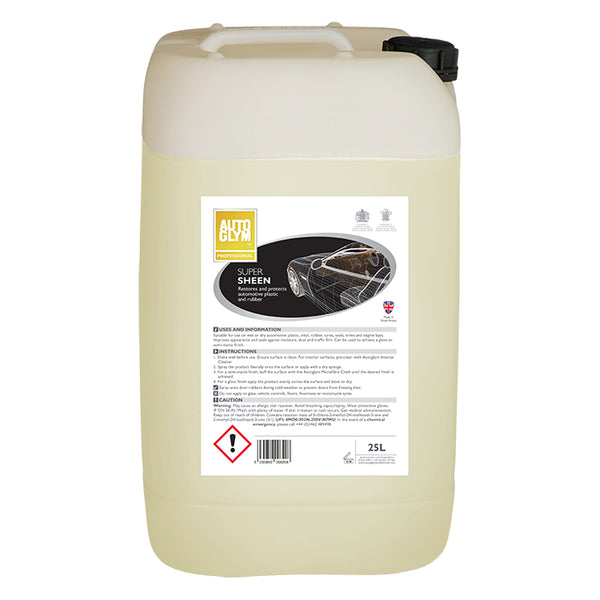 Vinylpleje & PVC-rens 25L - Super Sheen No.17 vinyl makeup til plastik og gummi, Autoglym