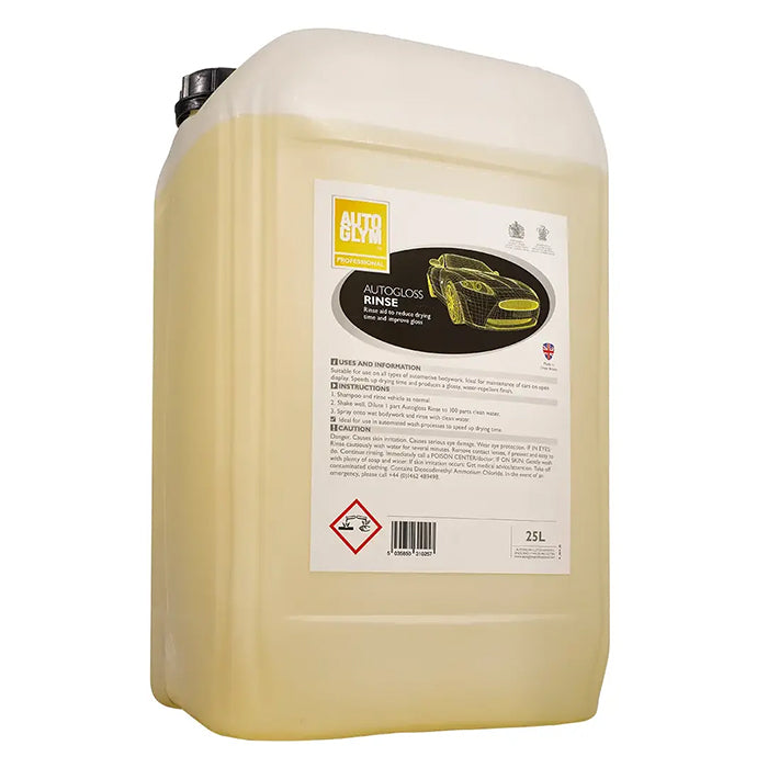 Skyllevoks 25L Autogloss Rinse - Autoglym