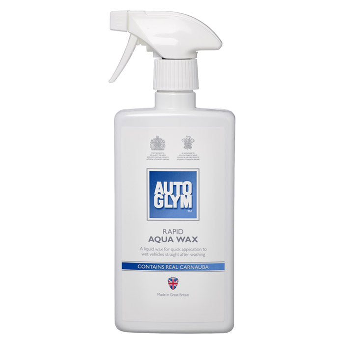 Flydende bilvoks Aqua Wax 500 ml - hurtig påføring efter vask, Carnauba-beskyttelse - Autoglym