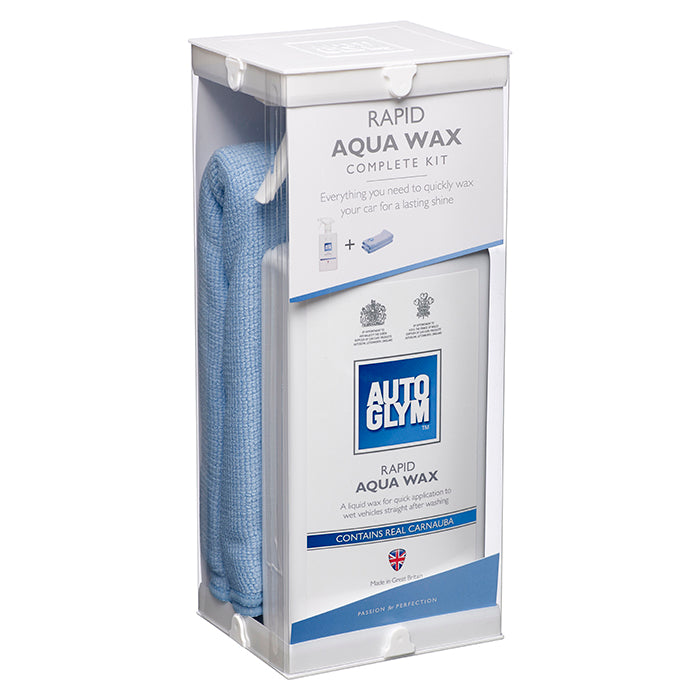 Aqua Wax spray til vådpolering 500 ml - Carnauba voks, inkl. klude - Autoglym