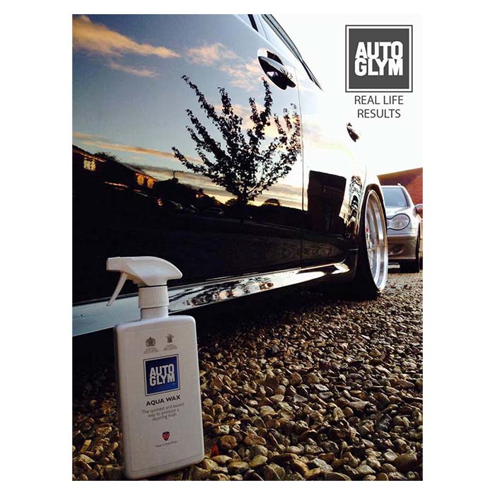 Aqua Wax spray til vådpolering 500 ml - Carnauba voks, inkl. klude - Autoglym