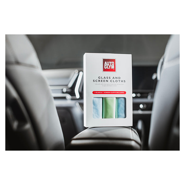 Mikrofiber klude til glas og skærm 3 stk - Autoglym