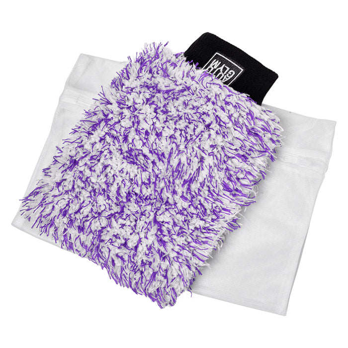 Mikrofiber vaskehandske polar, 420 g/m² - blid, absorberende rengøring, Autoglym