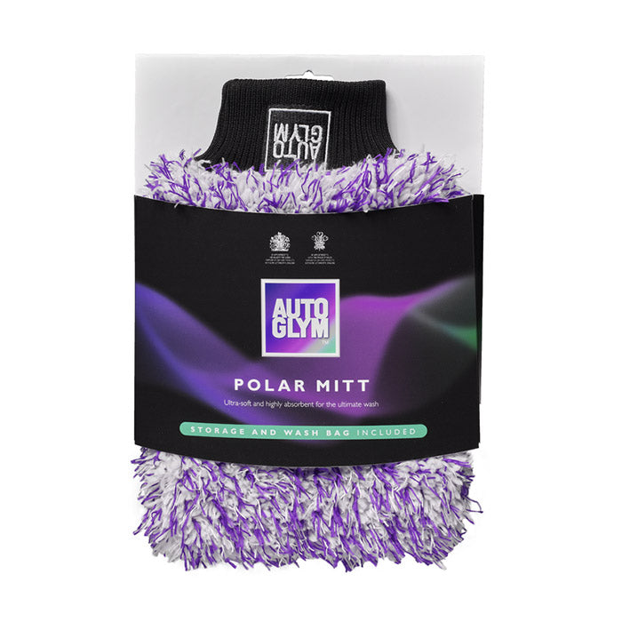 Mikrofiber vaskehandske polar, 420 g/m² - blid, absorberende rengøring, Autoglym