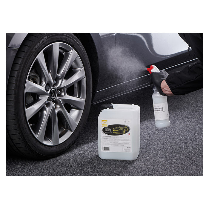 Ceramic Coating 5L sæt - bilbeskyttelse, spraybar, inkl. flaske og klud - Autoglym