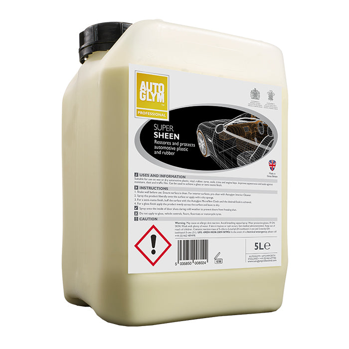 Indvendig bilplejepakke 5L inkl. interiørrens, glasrens og læderpleje - Autoglym