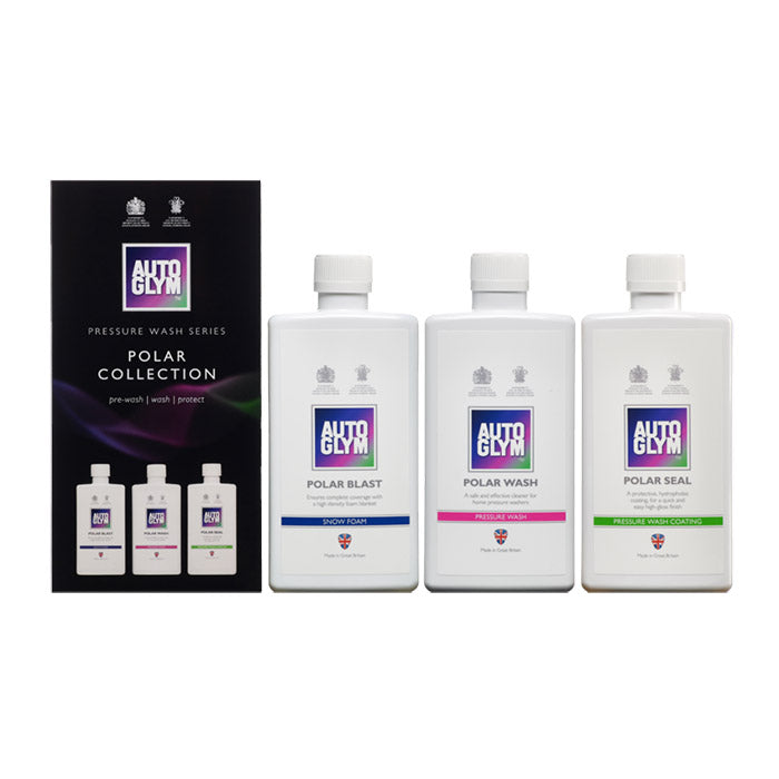 Autoglym Polar Collection - forvask, shampoo og coating til højtryksrenser - Autoglym