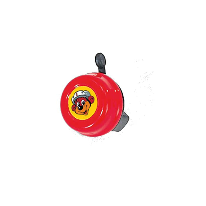 Ringeklokke til løbehjul & løbecykel, rød - Puky