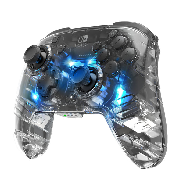 Afterglow Wireless Deluxe Controller Gamepad Nintendo Switch Transparent