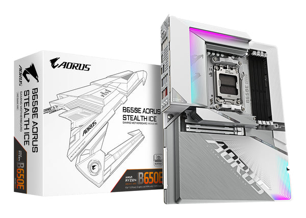 AORUS B650E STEALTH ICE ATX Socket AM5 AMD B650