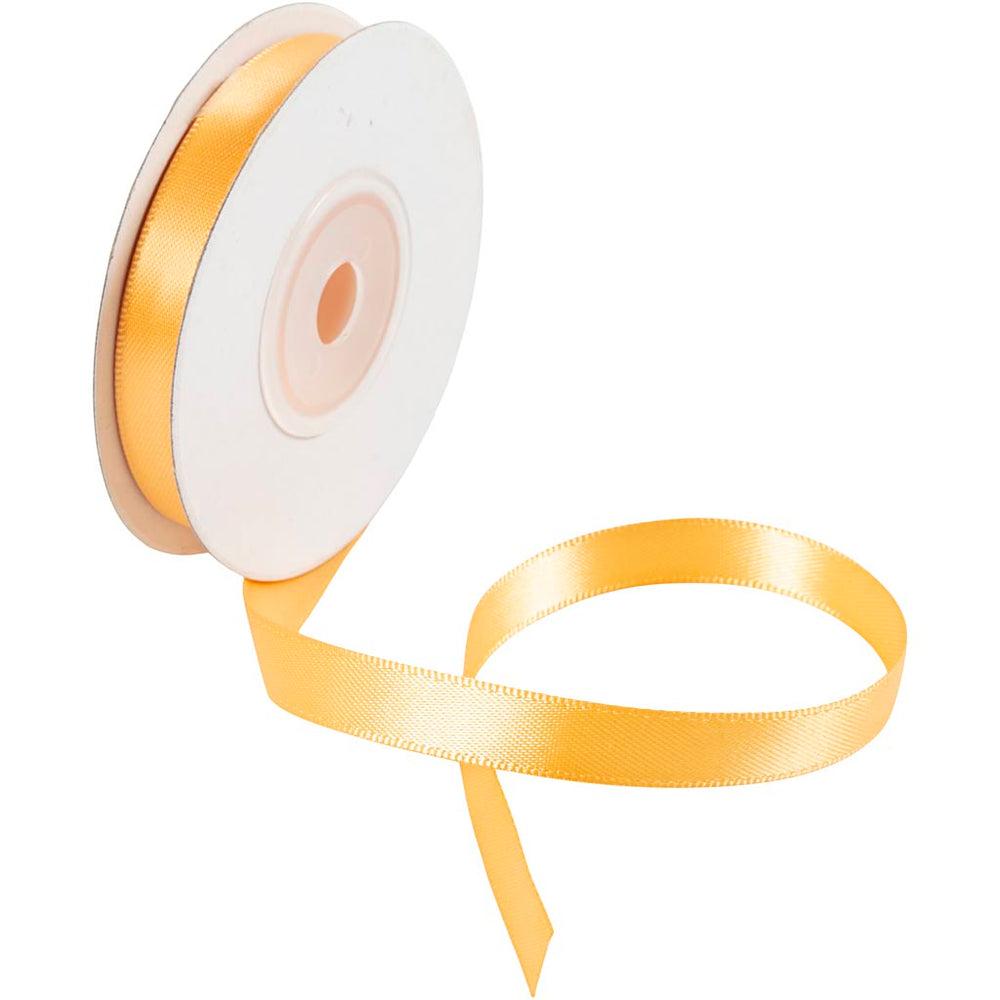 Gult Satinbånd 10 mm x 30 m - Elegant Dekoration