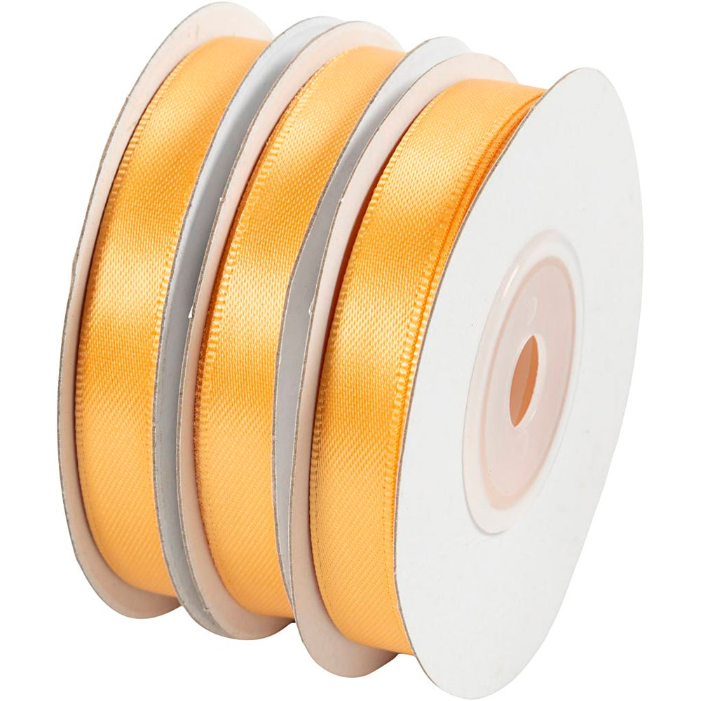 Gult Satinbånd 10 mm x 30 m - Elegant Dekoration