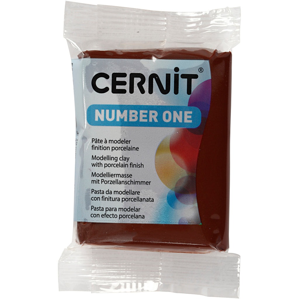 Cernit Brown 800 - 56 g modelleringsmasse til detaljer
